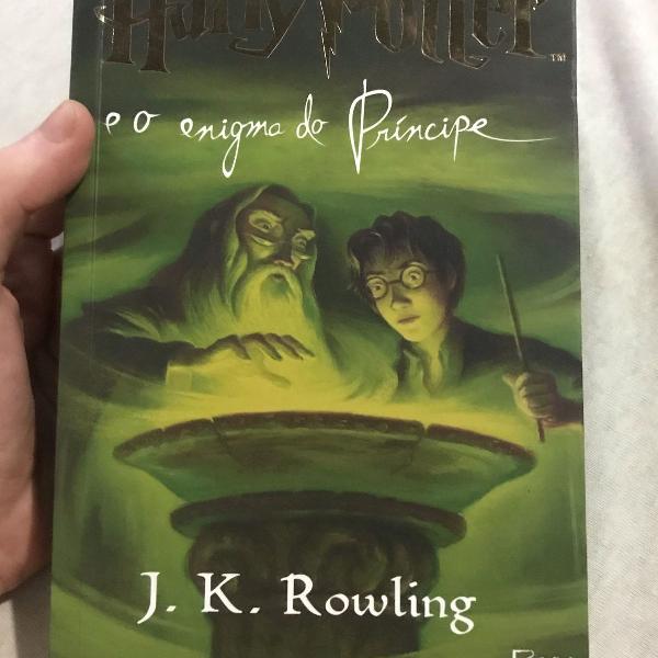 livro harry potter e o enigma do príncipe