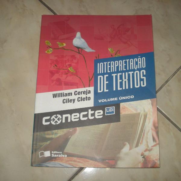 livro interpretação de textos volume único ensino médio