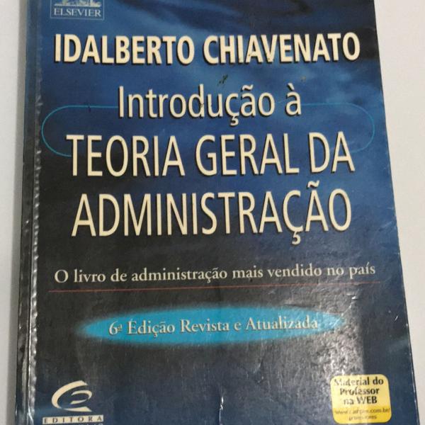 livro introdução à teoria geral da administração
