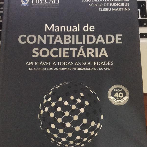 livro manual de contabilidade societária fipecafi
