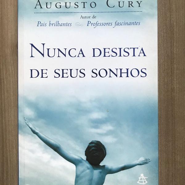 livro nunca desista de seus sonhos