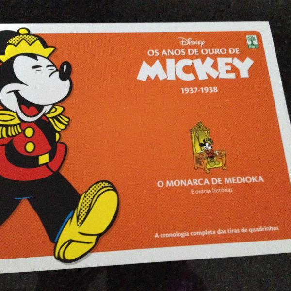 livro: os anos de ouro de mickey 1937-1938