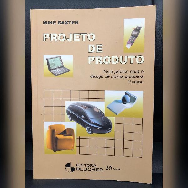 livro projeto de produto - novo - sem uso