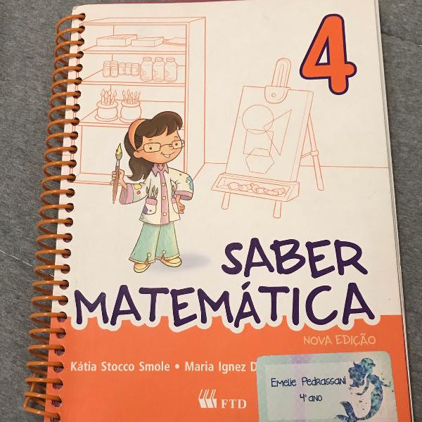 livro saber matemática 4 ano editora ftd