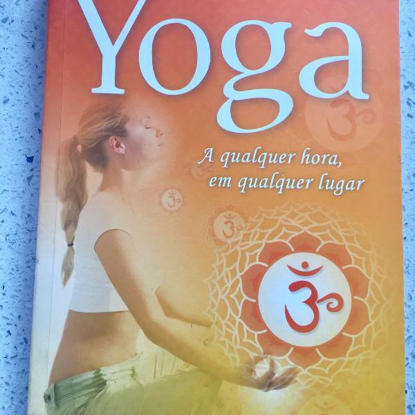 livro yoga, a qualquer hora, em qualquer lugar