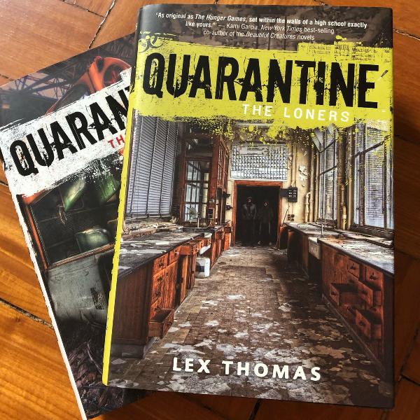 livros em inglês: quarantine 1 e 2 por lex thomas