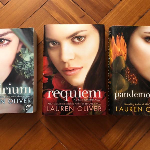 livros em inglês: trilogia delirium por lauren oliver