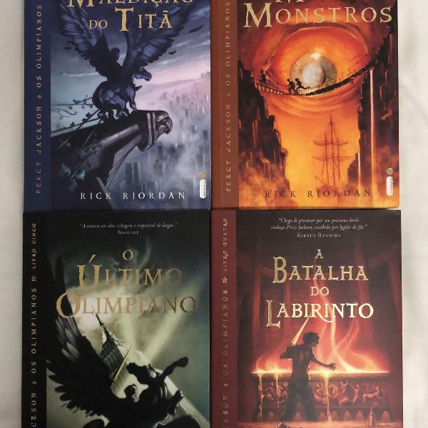 livros percy jackson