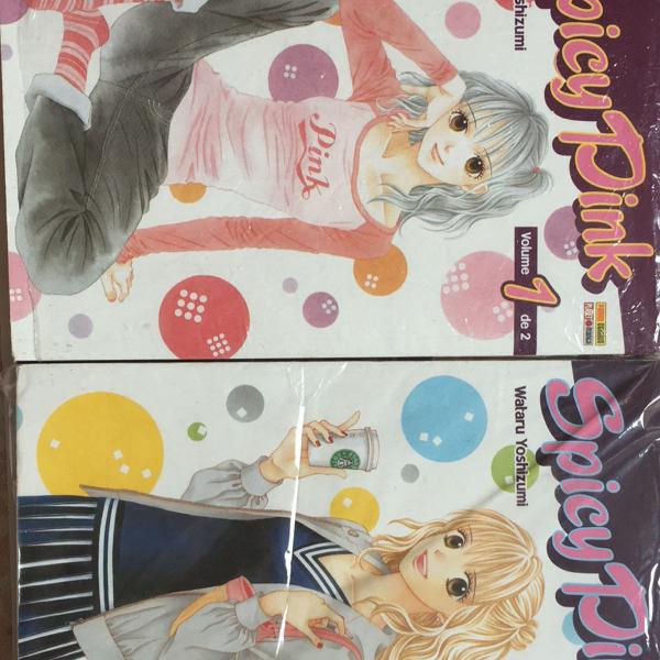 manga - spicy pink volume 1 e 2