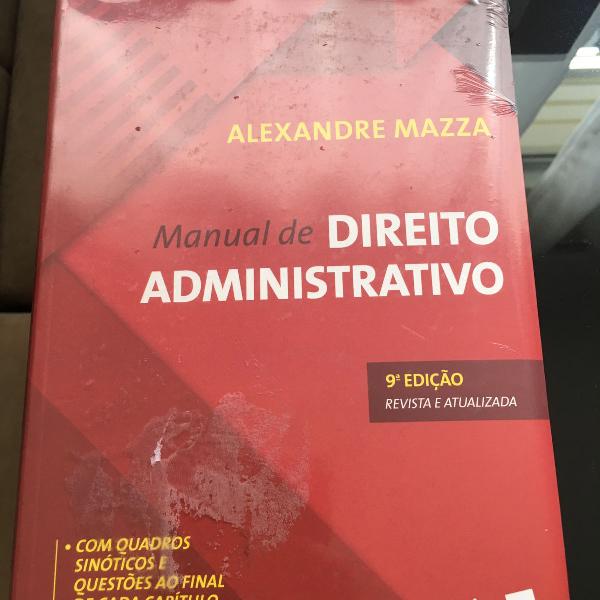 manual de direito administrativo - 9ª edição - lacrado