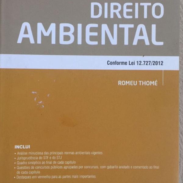 manual de direito ambiental - romeu thome