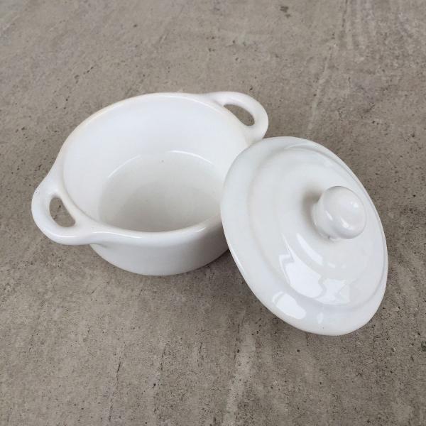 micro mini caçarola de porcelana
