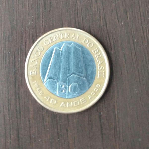 moeda comemorativa 40 anos banco central