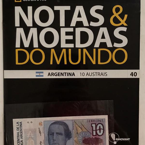 notas e moedas do mundo - argentina