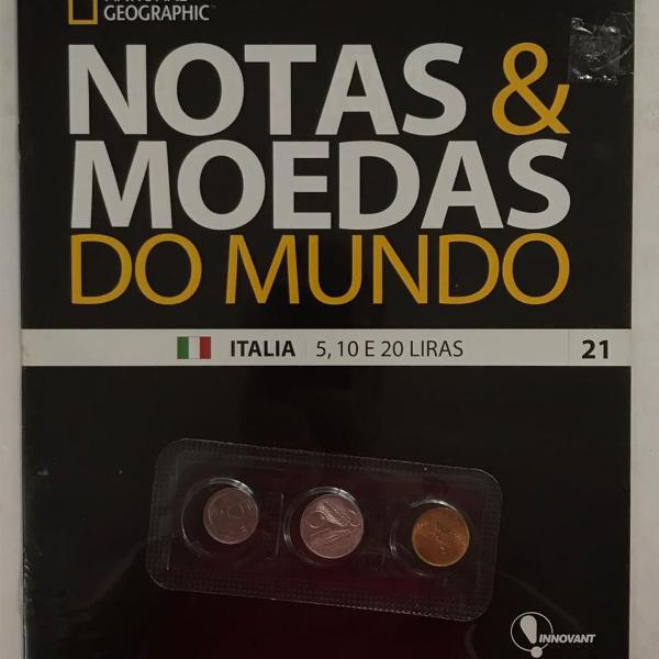 notas e moedas do mundo - itália