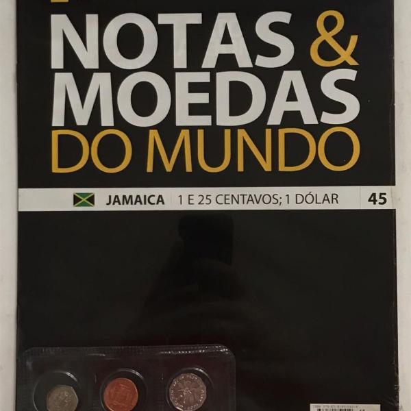 notas e moedas do mundo - jamaica