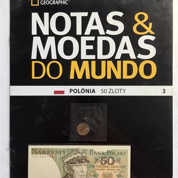 notas e moedas do mundo - polônia