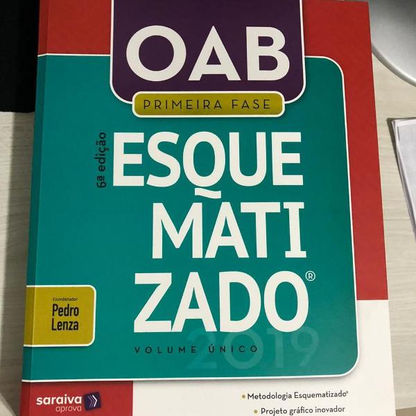 oab primeira fase esquematizado - volume unico