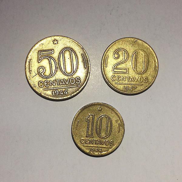 para colecionadores : três moedas antigas