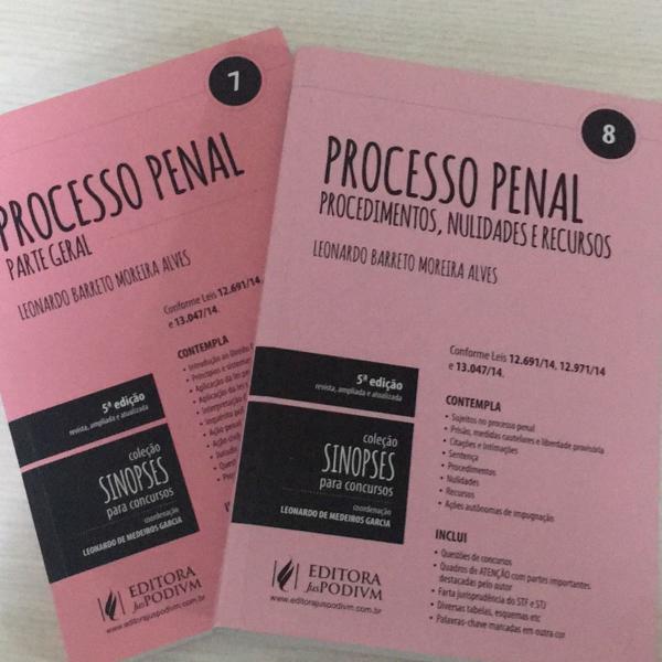 processo penal parte geral, procedimentos, nulidades e