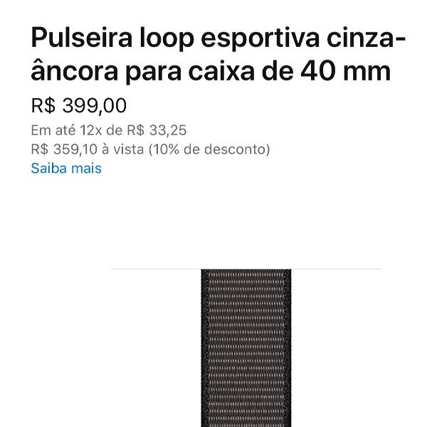 pulseira apple watch 40 mm