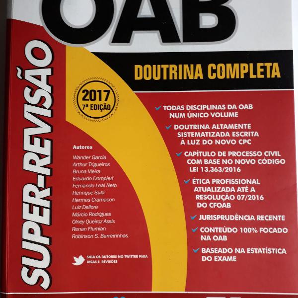 super revisão da oab 7