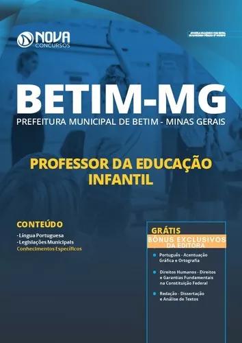 Apostila Prefeitura Betim Mg 2019 Professor Educaçã