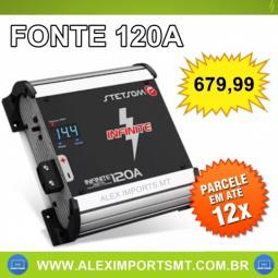 Fonte Automotiva Stetsom 120A 14.4 Bivolts Digital -