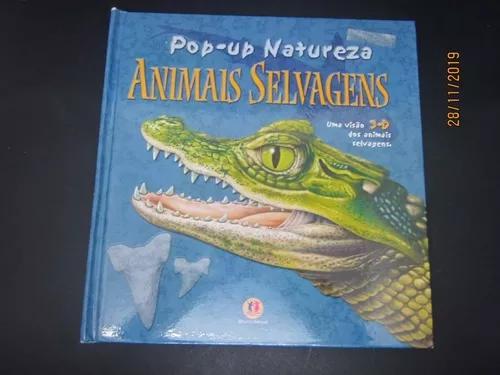 Livro Pop-up Natureza Animais Selvagens