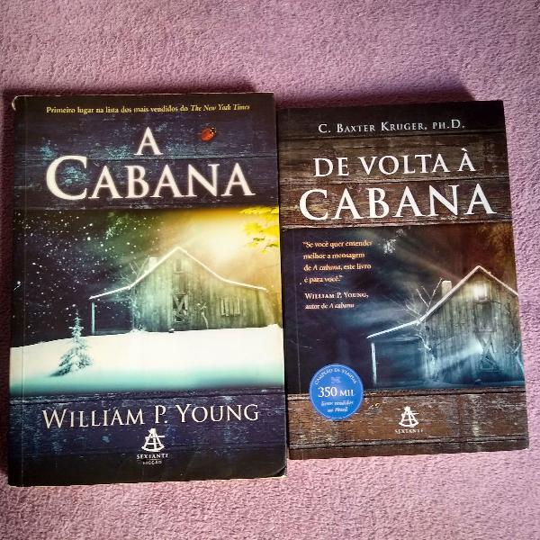 Livros "A Cabana" e "De Volta à Cabana"
