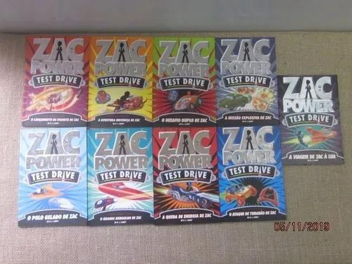 Livros Coleção Série Zac Power Test Drive 9 Volumes...