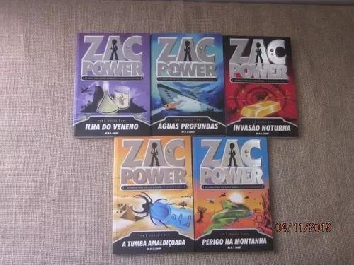 Livros Coleção Zac Power 5 Volumes #noturna