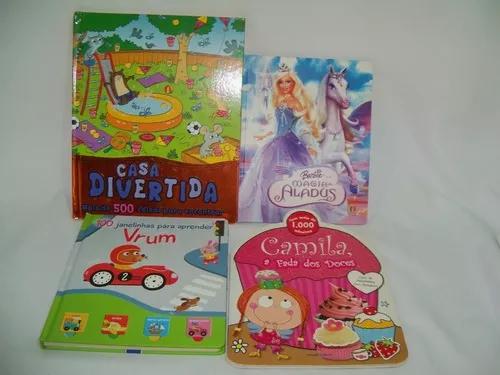 Livros Infantis Interativos Janelinhas/adesivos/encontre