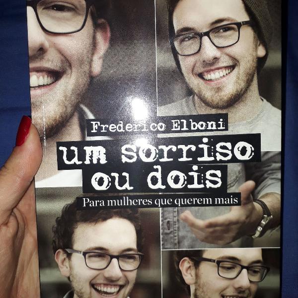 Livros Um sorriso ou dois (Fred Elboni) e O lado bom da vida