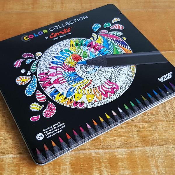 Lápis de cor Bic by Conté 24 cores