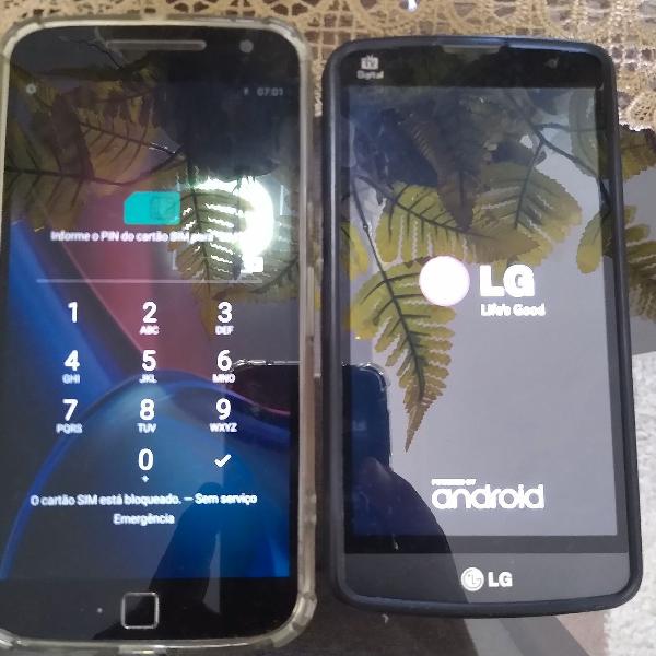 Moto g4 plus e LG prime d337