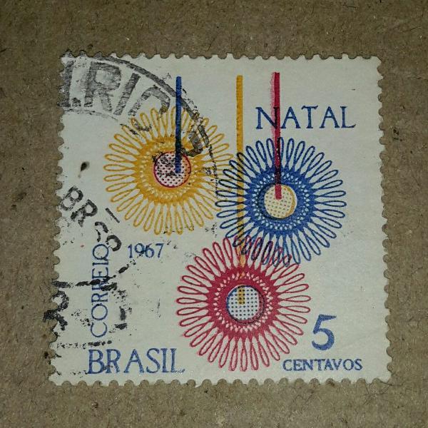 Selo natalino Brasil de 1967