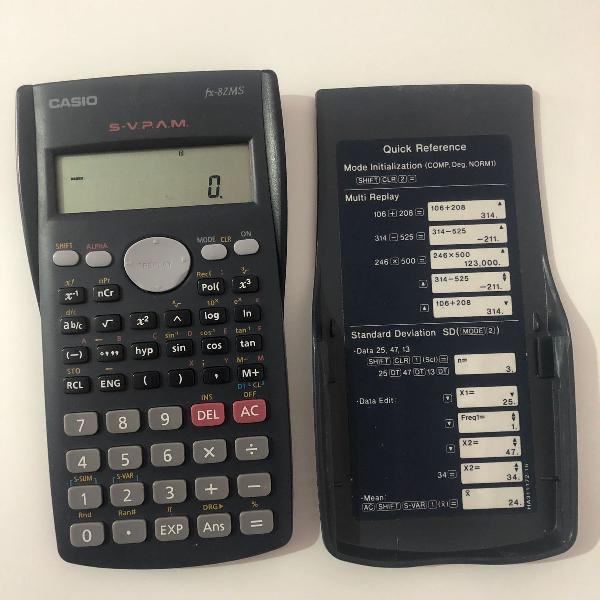 calculadora científica com 240 funções casio