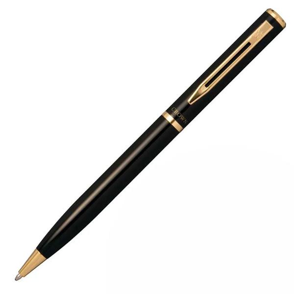 caneta crown esferográfica de luxo capricci preta original