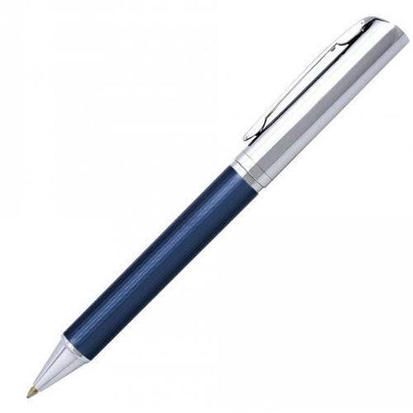 caneta crown esferográfica de luxo lumini azul original