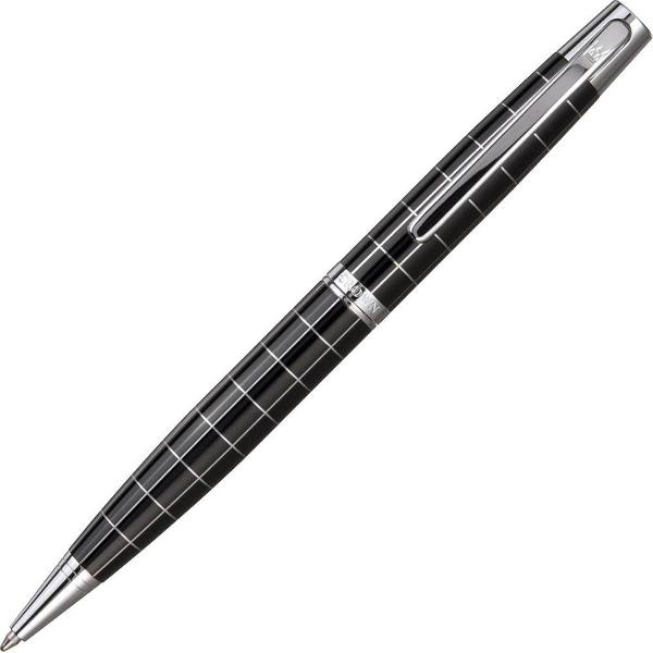 caneta crown esferográfica de luxo torped preta original