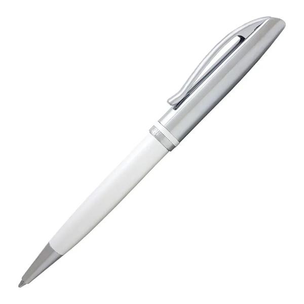 caneta crown esferográfica luxo filadelfia branca original