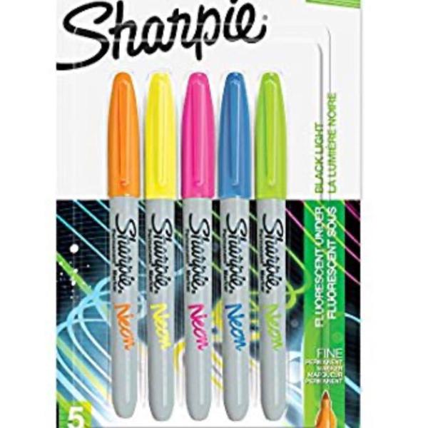 canetinhas sharpie neon