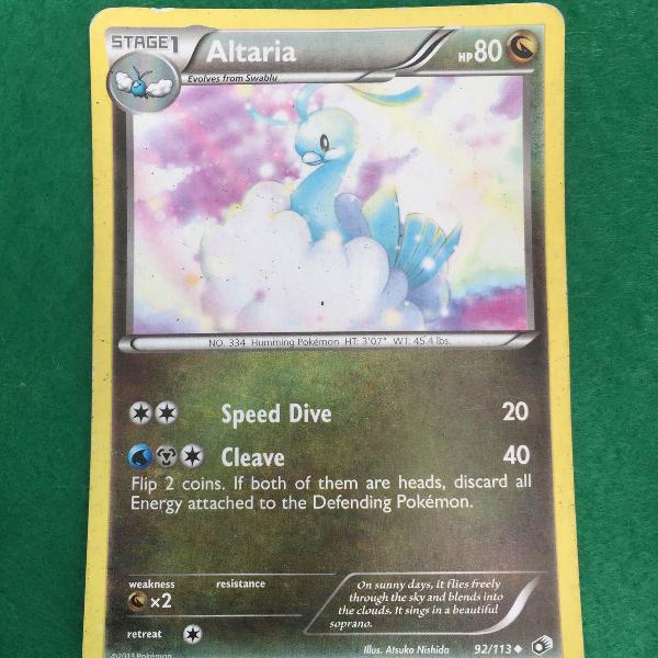 carta pokémon altaria