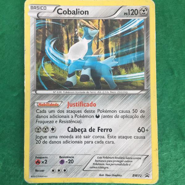 carta pokémon cobalion