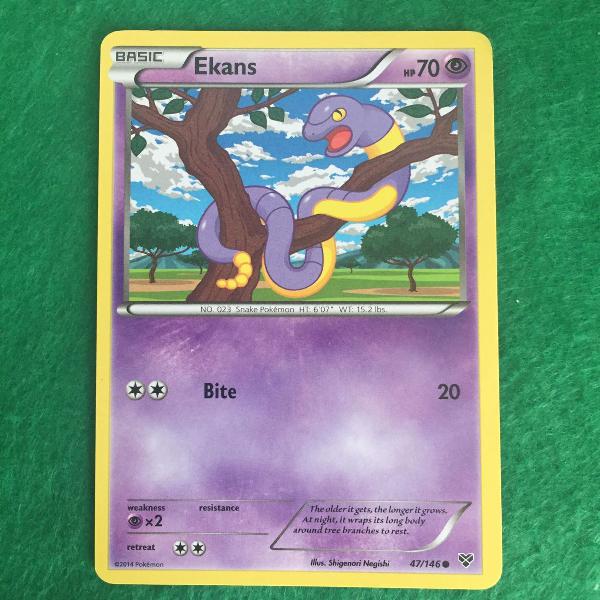 carta pokémon ekans