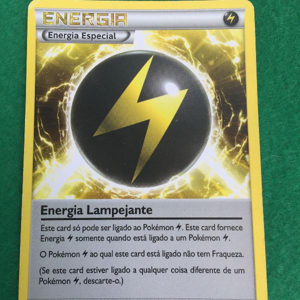 carta pokémon energia lampejante