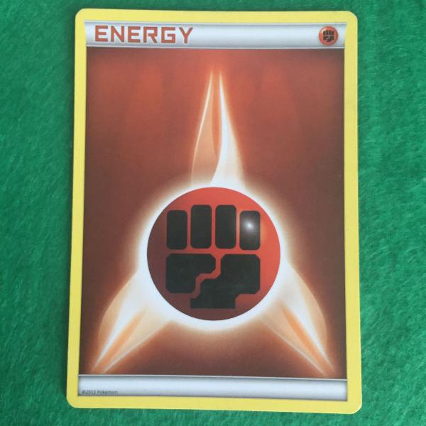 carta pokémon fighting energy - 2013