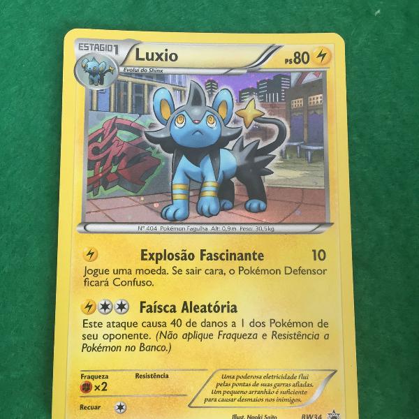 carta pokémon luxio