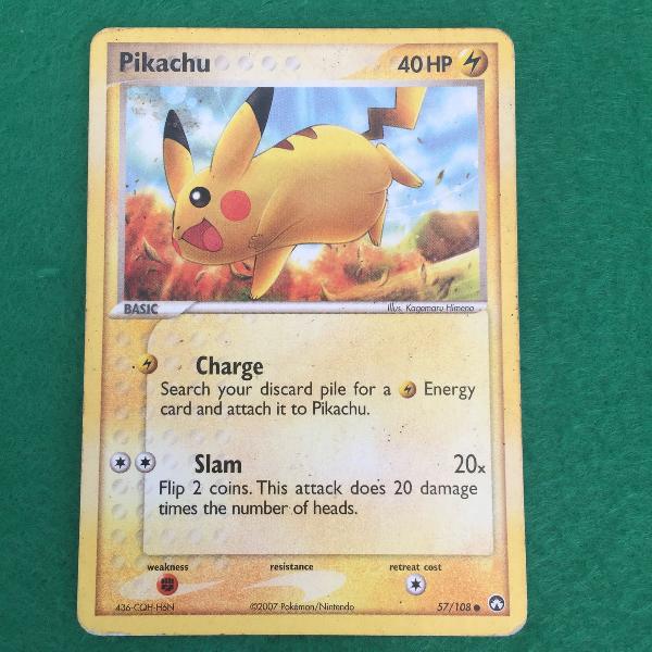 carta pokémon pikachu - kagemaru himeno